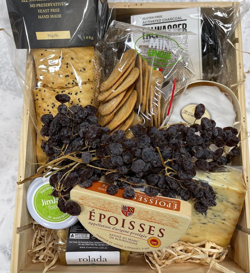 Wooden Cheese Hamper