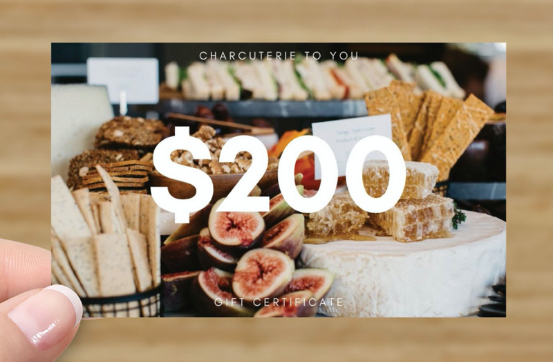 $200 Charcuterie To You Gift Card
