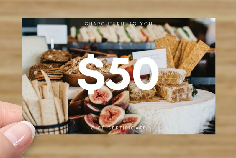 $50 Charcuterie To You e-Gift Card
